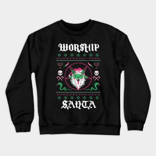 Worship Santa Crewneck Sweatshirt